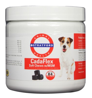 CadaFlex with MSM Soft Chews for Small & Medium Dogs [0-59 lbs] (84 count)