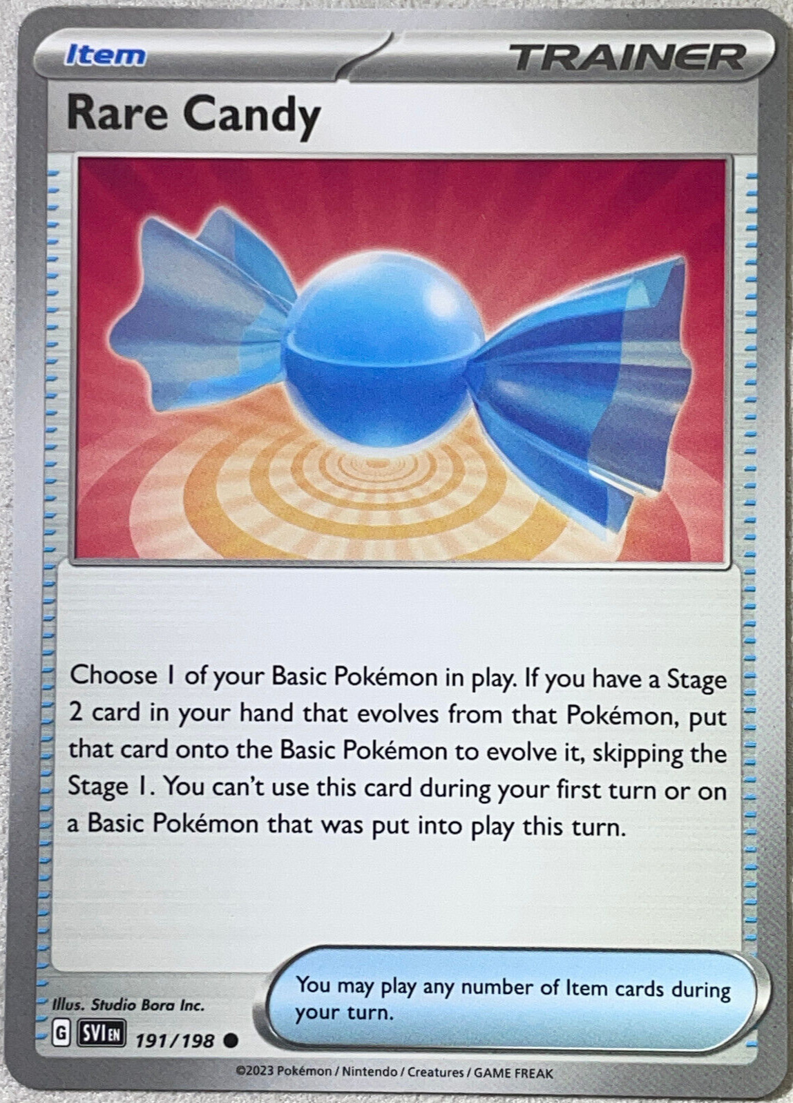 Rare Candy - 191/198 - Scarlet & Violet Base Pokemon 2023