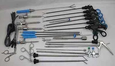 25PC Laparoscopic Surgery Set Forceps Laparoscopy Endoscopy Surgical Instruments