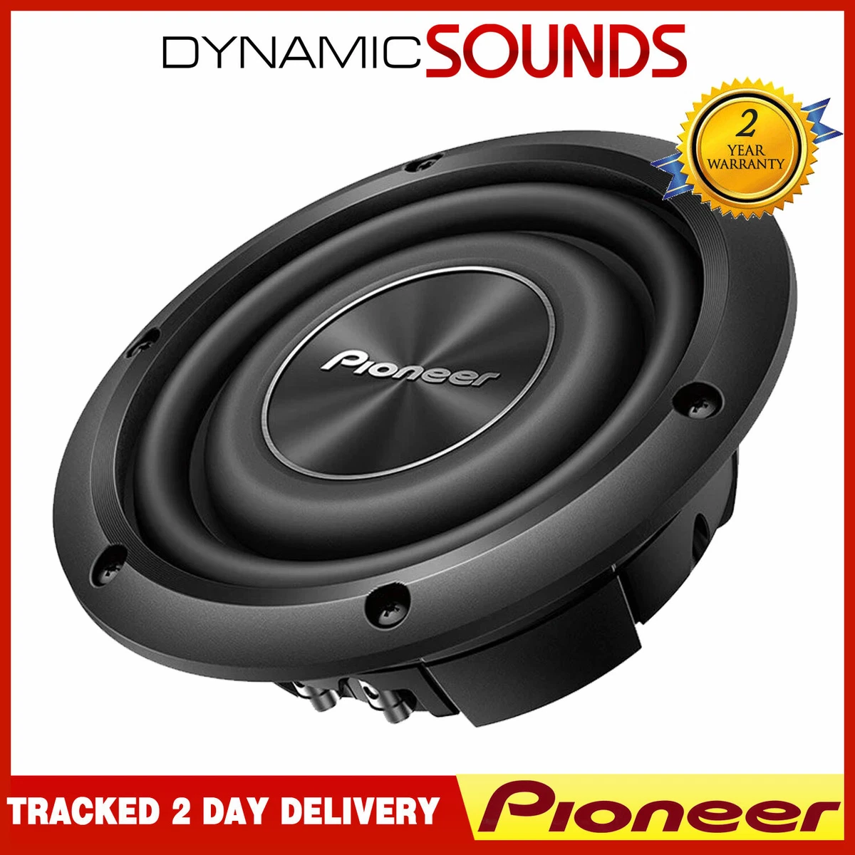 Pioneer 8 sale shallow subwoofer