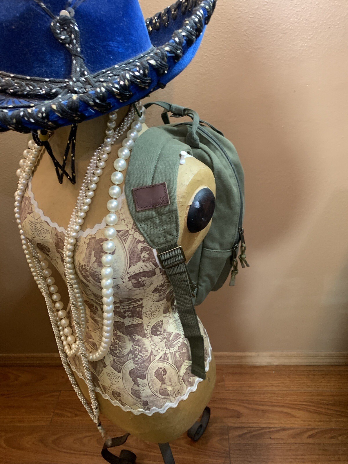 Braxton Olive Green Backpack - image 5