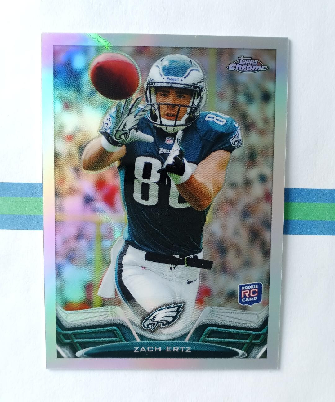 2013 Topps Chrome Zach Ertz Rookie Refractor RC #76 Eagles