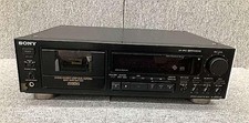 SONY TC-K222ESG Cassette Deck 3-Head Dual Capstan Tested Used