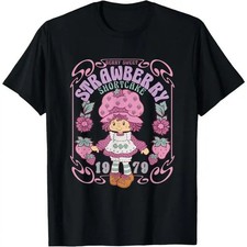 100 Cotton Strawberry Shortcake Berry Sweet Seventies Poster T-Shirt