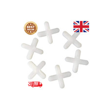 Tile Spacers Floor, Wall, Tiling Crosses 1mm, 2mm, 2.5mm, 3mm, 4mm & 5mm