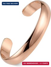 Feraco Pure Copper Bracelets for Women Men, 99.99 Real Copper Tibetan Cuff Ba