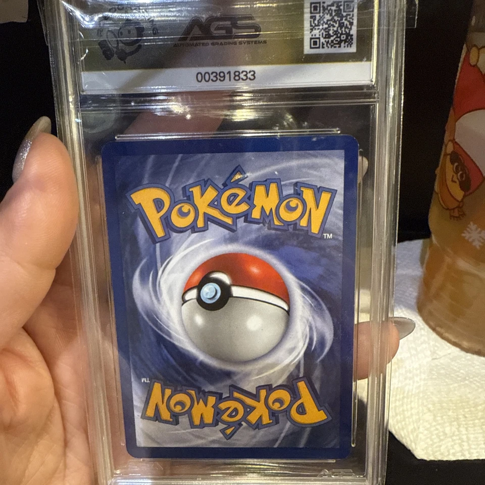 Vintage 1999 Pokémon Fossil Omastar 40 1st Edition Graded AGS 10 Gem - Image 3 of 3