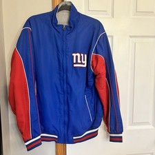 Vintage Mens NFL New York Giants Reversible Team Jacket Size Medium