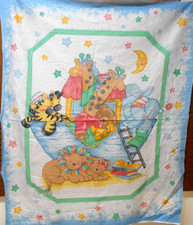 1 Noah's Ark Baby Fabric Panel