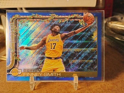 Dorian Finney-Smith 2025-26 Topps Holiday Blue Metalic Glitter Lakers