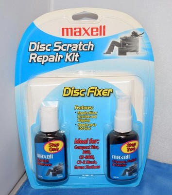 Maxell Disc Scratch Repair Kit For DVD CD Video Game Disc Fixer CD-335 NEW ~G2