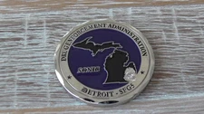 DEA Drug Enforcement Admin SONIC Detroit SFG5 ICE WEPD Challenge Coin #D980