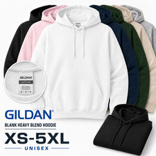 Gildan 18500 Unisex Blank Heavy Blend Pullover Hoodie Plain Sweatshirt XS - 5XL