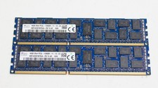 LOT 2x Hynix HMT42GR7BFR4A-PB 16GB 32GB PC3L-12800R UDIMM DDR3 Server Ram