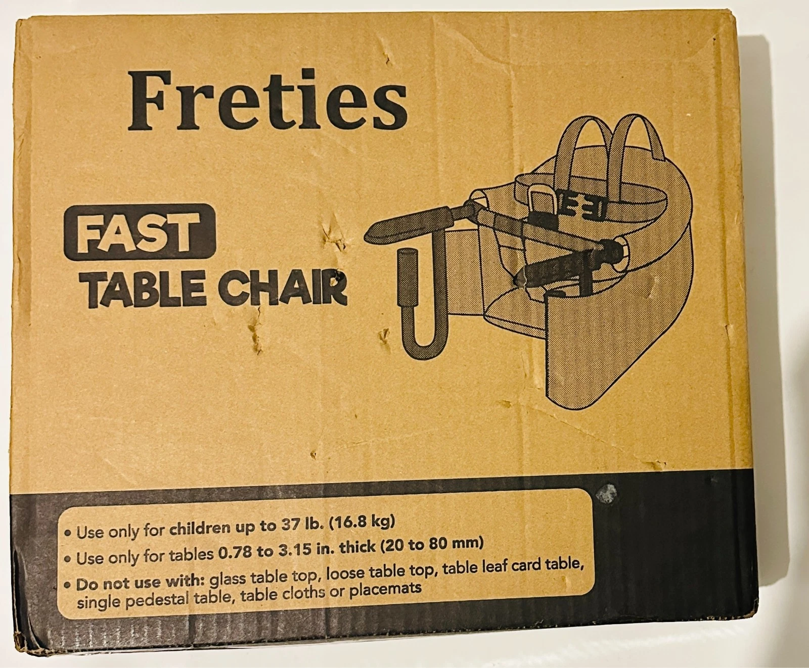 Freties fast table chair gray clip on chair
Opens in a new window or tab