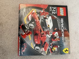 LEGO Racers: Ferrari F1 Fuel Stop 8673 And Lego Motor Race 6714 Includes 2 Sets
