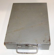 Vintage 35mm Slide 2x2 Coin Storage Metal Case 150 Capacity 3 Rows