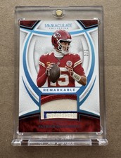 2025 Panini Immaculate Patrick Mahomes II Remarkable Memorabilia /5 GREAT PATCH!