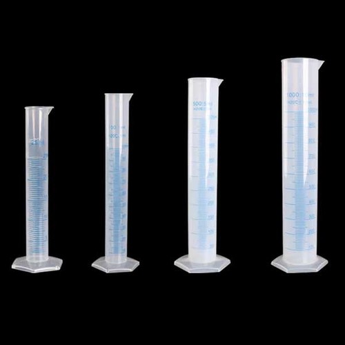 Durable Plastic Measuring Cylinder 10ml-2000ml Scale Blue Print Lab Supply gb - Bild 4 von 8