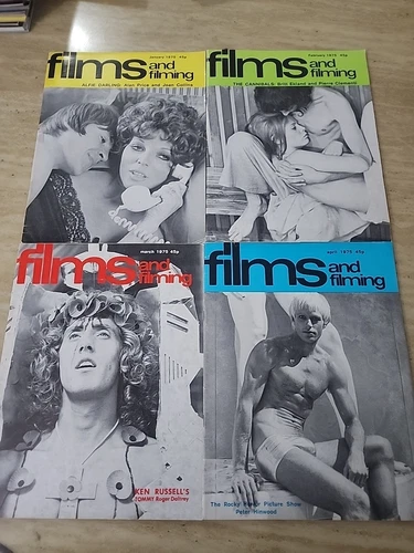 LOT (12) FILMS AND FILMING 1975 MAGAZINES