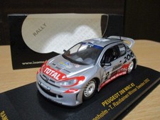 Rare iXO Peugeot 206 WRC #2 Swedish Rally 2002 1/43