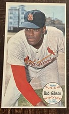 1964 TOPPS GIANT #41 BOB GIBSON HOF OF THE ST. LOUIS CARDINALS NEAR MINT