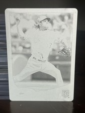2013 Topps Series 1 Black Printing Plate 1/1 Aaron Crow #-243