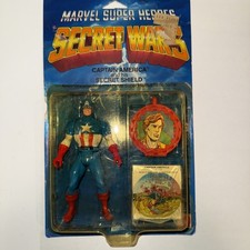Vintage Secret Wars Captain America SEALED Action Figure 1984 Mattel Marvel