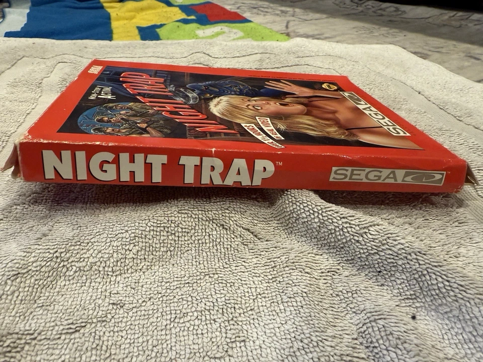 Night Trap (Sega CD) Red Box Variant CIB  2 Discs - Image 3 of 4