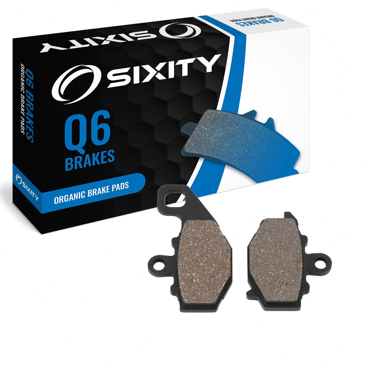 Rear Organic Brake Pads 2003-2004 Kawasaki ZX636 Ninja ZX-6R