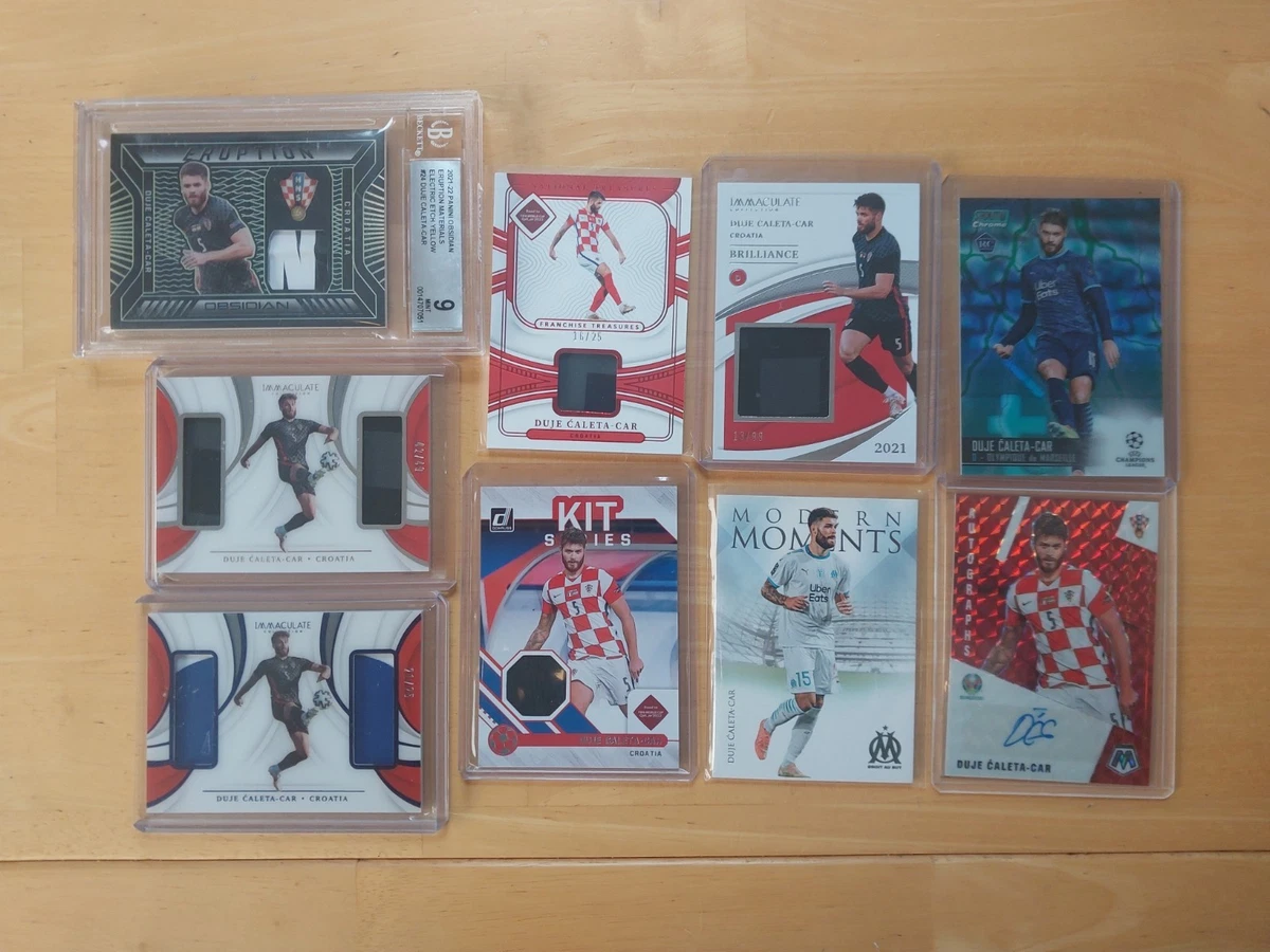 FIFA World Cup Soccer Croatia Autographed Sports Trading Cards