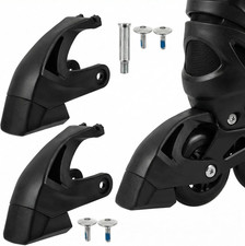 2-Pack Replacement Heel Brake Assembly for Inline Skates - Complete Brake Pad