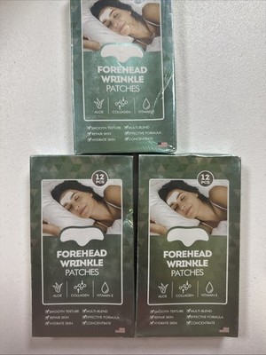 3 Packs Forehead Wrinkle Patches Smooth Fine Lines & Wrinkles Anti-Wrinkle Sheet