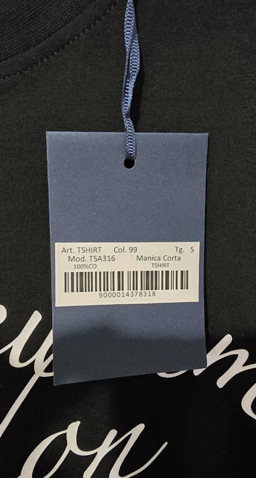 Camiseta Aquascutum London Signature Logo Azul Marino Negra Talla Grande S PVP £80 Foto 2 de 4