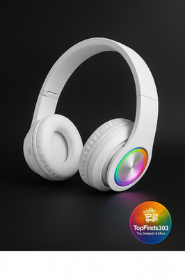 Wireless Bluetooth 5.0 On-Ear Headphones with Mic Stereo Foldable Gaming Headset