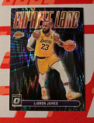 2023-24 Panini Donruss Optic - Express Lane Holo Shock Prizm #9 LeBron James