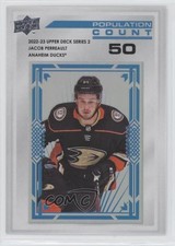2022-23 Upper Deck Series 2 Population Count 50 /50 Jacob Perreault #PC-54 07cu