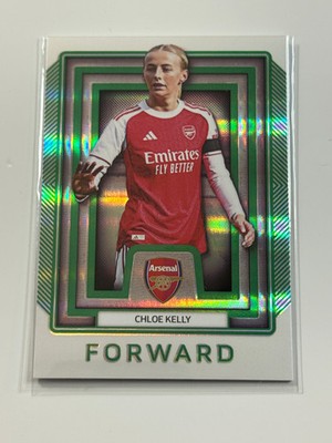 2025-26 Futera Platinum Arsenal Green Parallel #36 Chloe Kelly 02