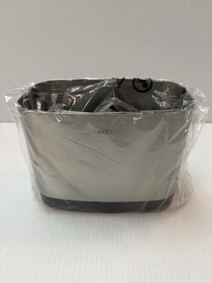 OXO Good Grips Utensil Holder NEW Large Stainless Steel Removable Drip Tray