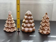 Target Bullseye's Playground Mini 3" Ceramic Gingerbread Christmas Tree Set 2025