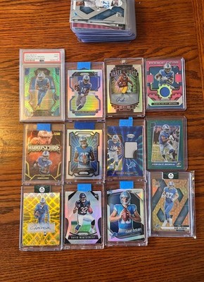 LIONS CARD LOT SSP CASE HITS AUTOS PATCHES AND SO MUCH MORE   