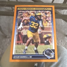 Panini 2024 Score Rookies Jaylen Harrell #385 Michigan Titans Lava /630