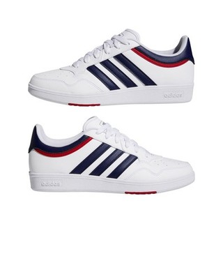  Sport Schuhe Sneakers Unisex Adidas HOOPS 4.0 Low Weiß blau Rot sportswear 