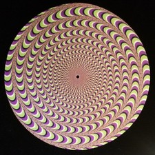 OP ART 2 NEW SINGLE SLIPMAT Autokinetic optical disturbance