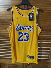 Nike Los Angeles Lakers LeBron James Jersey Mens Size 52 Swingman Wish