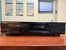 Sony CDP-311 Hybrid Pulse Single CD Compact Disc Player Tested & Working!