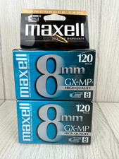 4 NOS MAXWELL 8mm GX-MP High Quality 120 Camcorder Video Cassette Tapes NIP