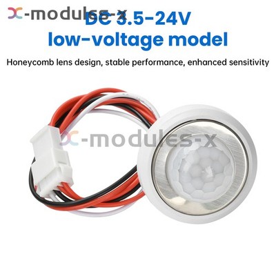 Adjustable Delay Embedded 140° PIR IR Human Body Motion Sensor Light Switch