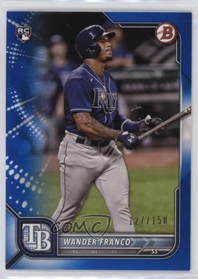 2022 Bowman Blue Border 127/150 Wander Franco #12 Rookie RC 08uq