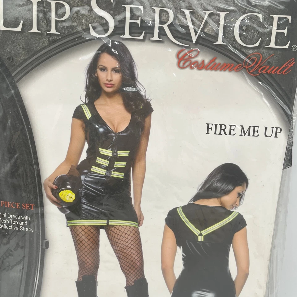New Lip Service Fire Me Up Costume - Size S - Image 2 of 4